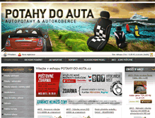 Tablet Screenshot of potahy-do-auta.cz